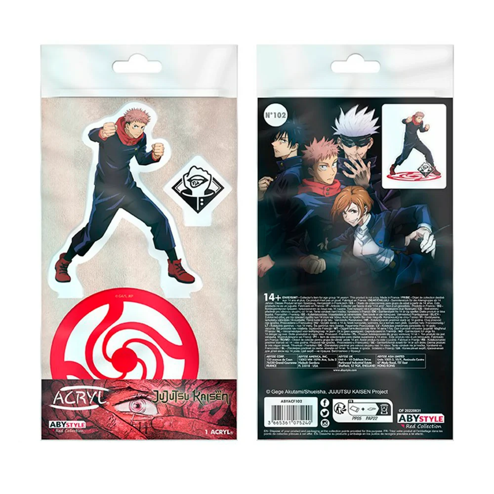 JUJUTSU KAISEN - FIGURA ACRÍLICA YUUJI ITADORI - Imagen 2