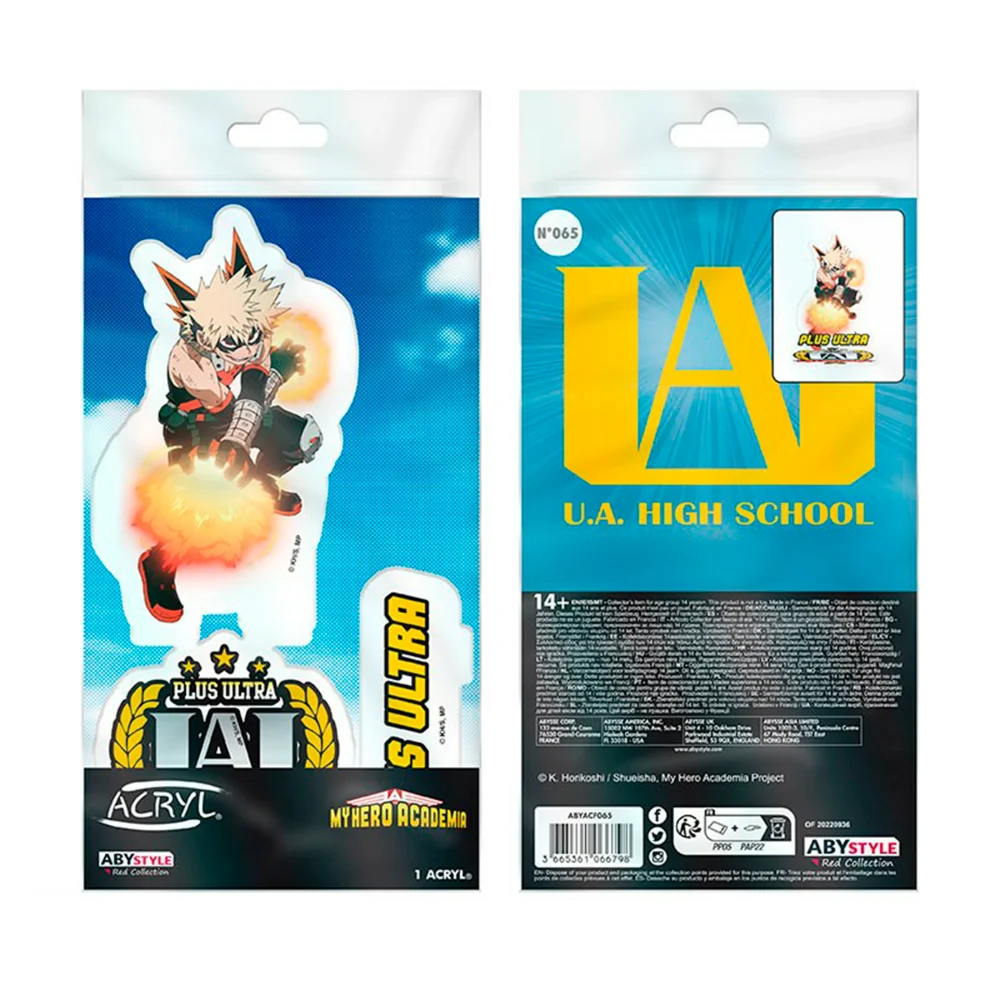 MY HERO ACADEMIA - FIGURA ACRÍLICA KATSUKI BAKUGO - Imagen 2
