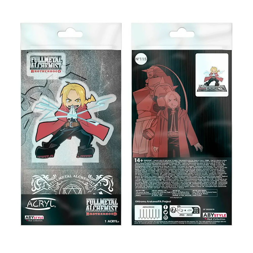 FULLMETAL ALCHEMIST - FIGURA ACRÍLICA EDWARD ELRIC - Imagen 2