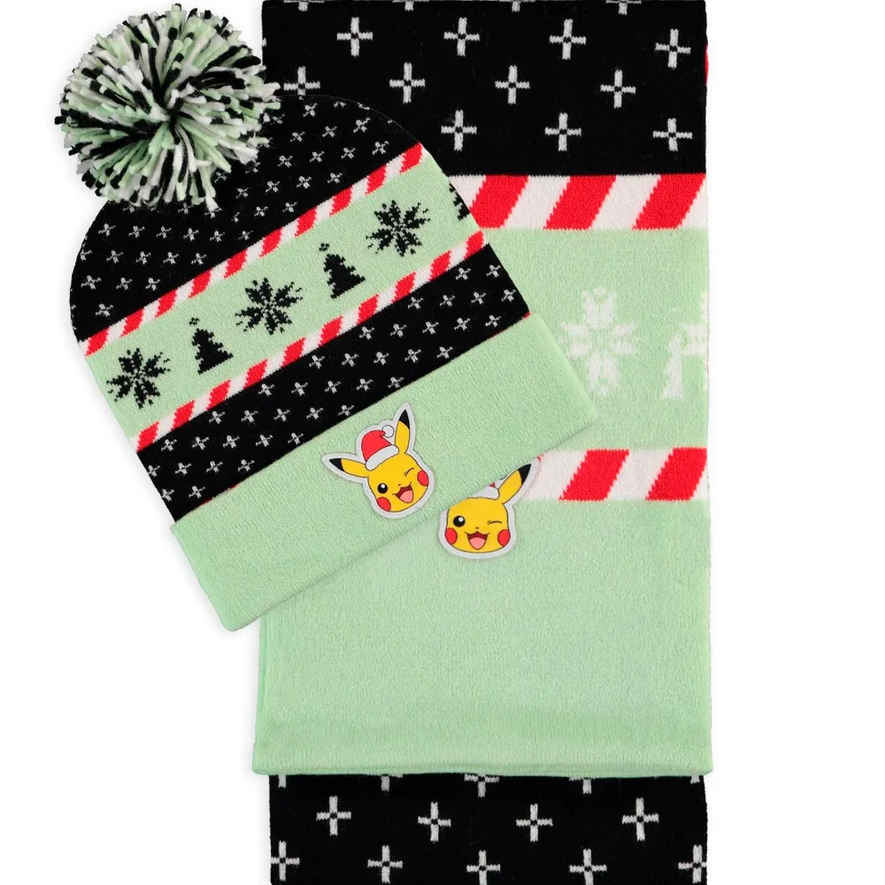 POKEMON - PACK DE GORRO Y BUFANDA PIKACHU