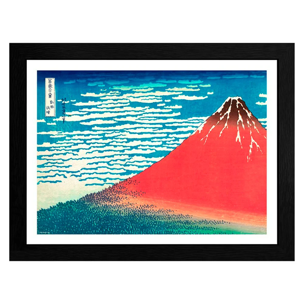 HOKUSAI - LÁMINA ENMARCADA "MONTE FUJI"