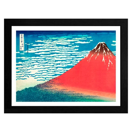 HOKUSAI - LÁMINA ENMARCADA "MONTE FUJI"
