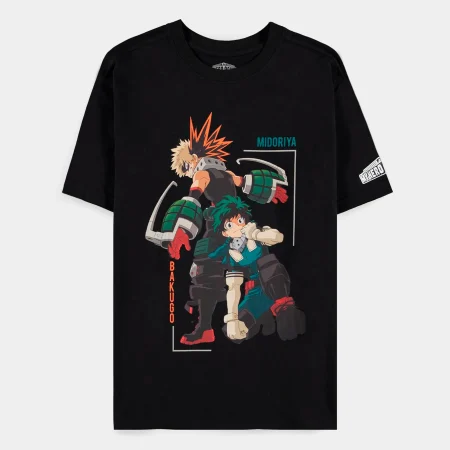 MY HERO ACADEMIA - CAMISETA ADULTO IZUKU Y KATSUKI