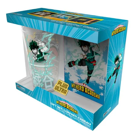 MY HERO ACADEMIA - PACK CON VASO, PIN Y LIBRETA
