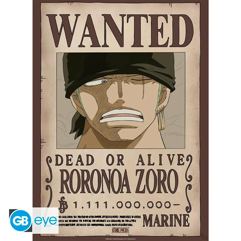 ONE PIECE - WANTED "RORONOA ZORO: WANO"