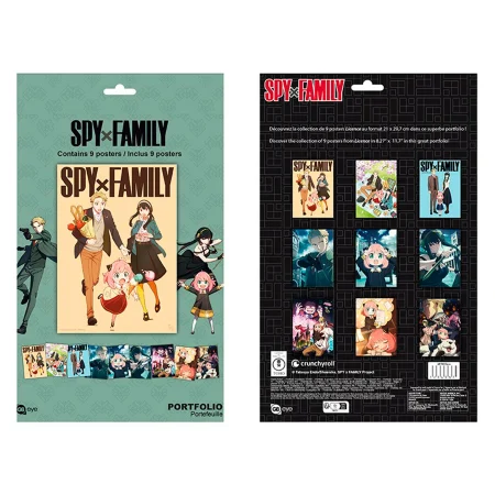 SPY X FAMILY - SET DE 9 LÁMINAS