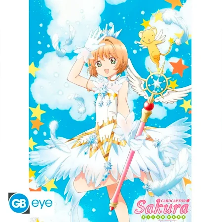 CARDCAPTOR SAKURA - POSTER CHIBI "SAKURA Y VARITA"