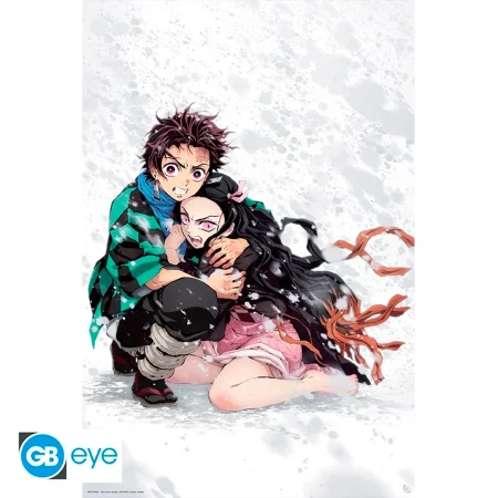 GUARDIANES DE LA NOCHE - POSTER "TANJIRO & NEZUKO BAJO LA NIEVE"