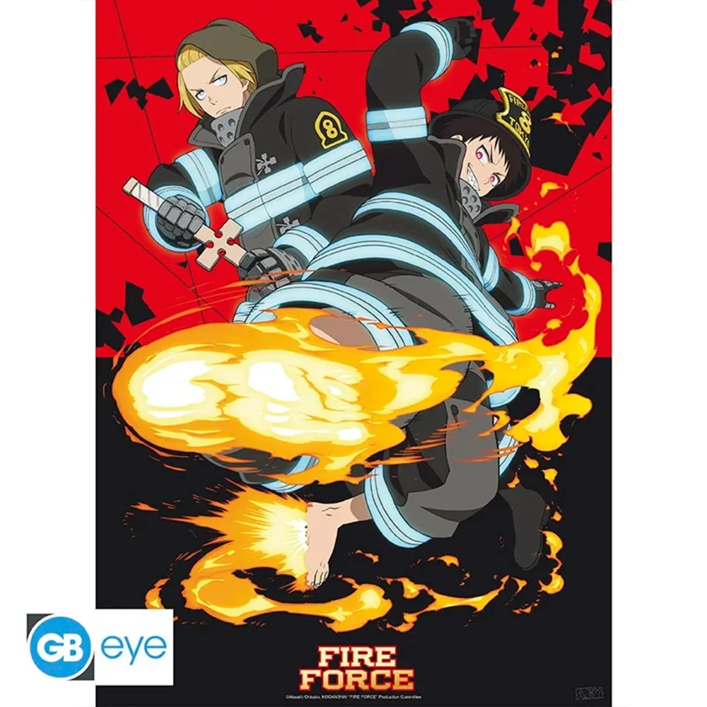 FIRE FORCE - POSTER CHIBI "SHINRA & ARTHUR"
