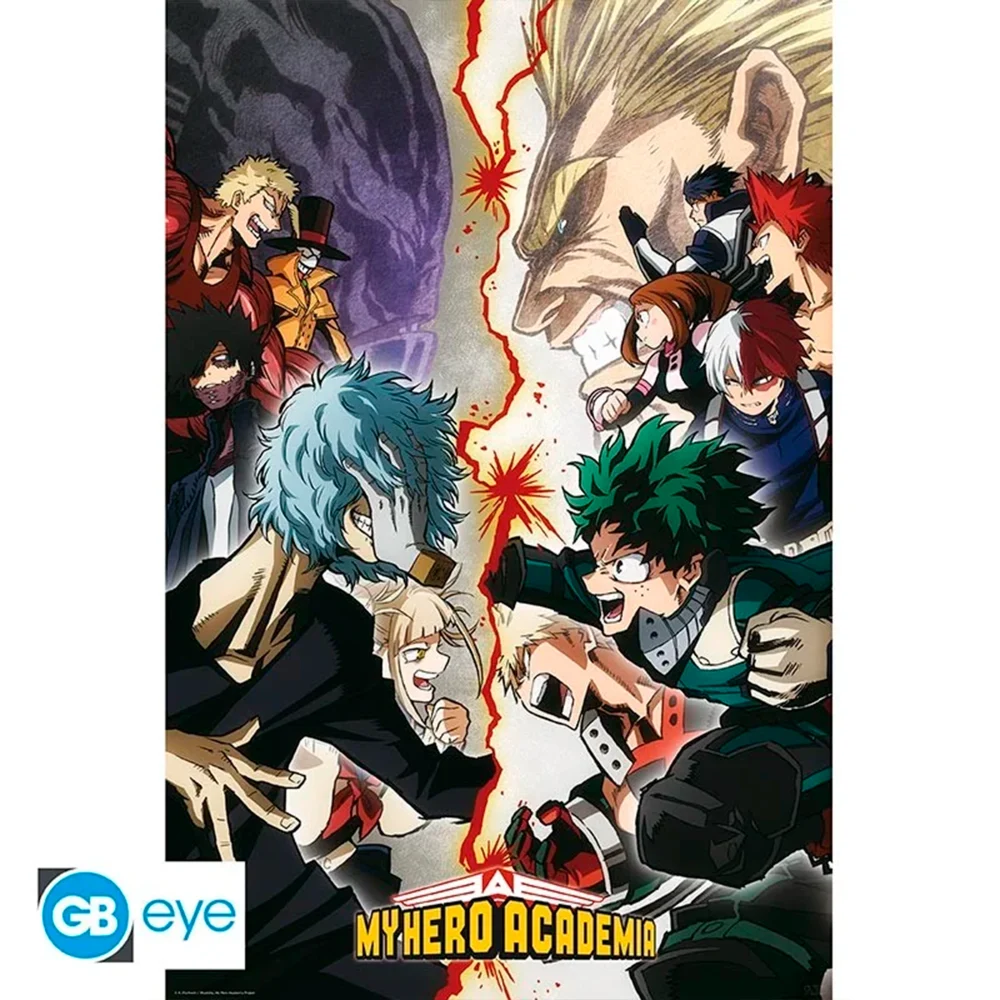 MY HERO ACADEMIA - POSTER "HÉROES VS VILLANOS"