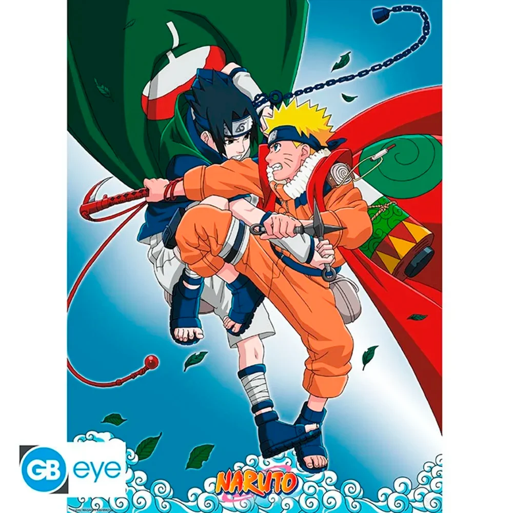 NARUTO - POSTER CHIBI "NARUTO VS SASUKE"