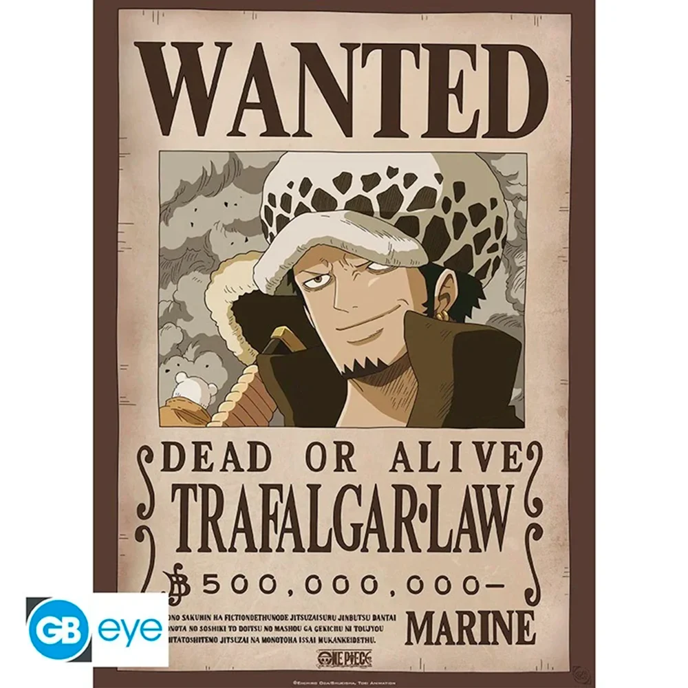ONE PIECE - WANTED "TRAFALGAR LAW"