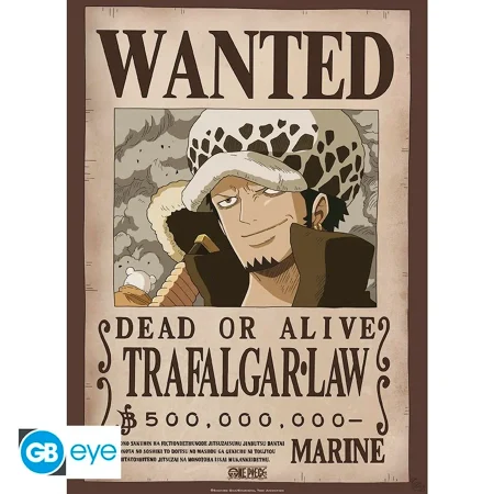 ONE PIECE - WANTED "TRAFALGAR LAW"