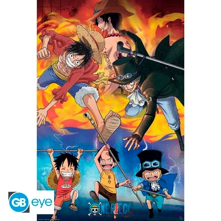 ONE PIECE - POSTER "HERMANOS: ACE, SABO Y LUFFY"