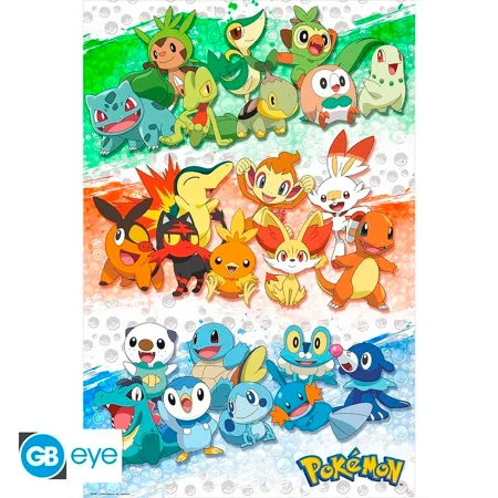 POKÉMON - POSTER "COMPAÑEROS INICIALES"