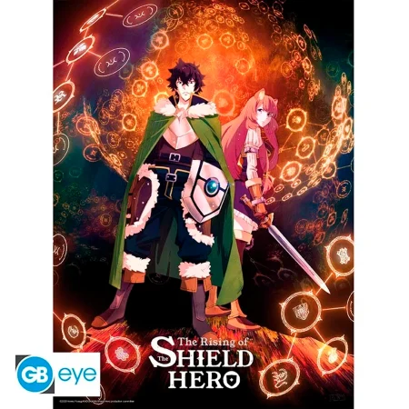 THE RISING OF THE SHIELD HERO - POSTER CHIBI "NAOFUMI & RAPHTALIA"