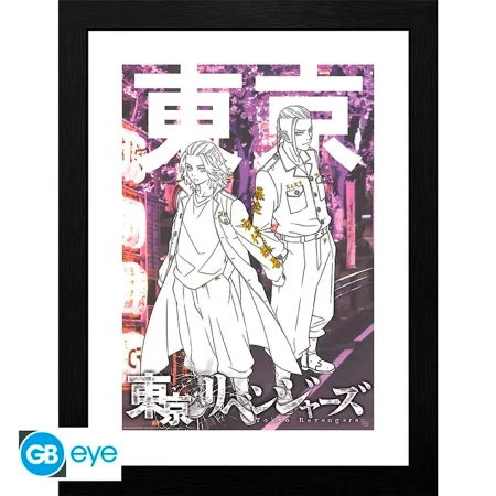 TOKYO REVENGERS - LÁMINA ENMARCADA "MIKEY & DRAKEN"