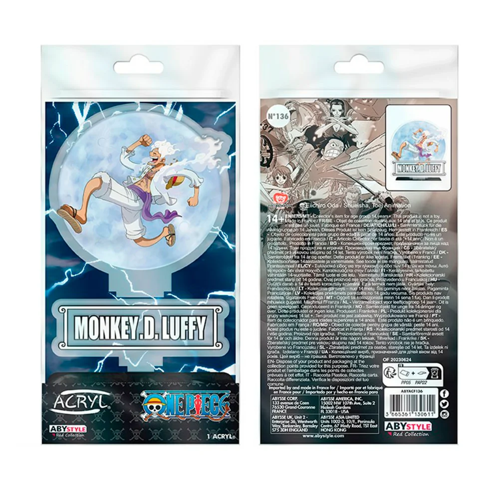 ONE PIECE - FIGURA ACRÍLICA "LUFFY GEAR 5TH" - Imagen 2
