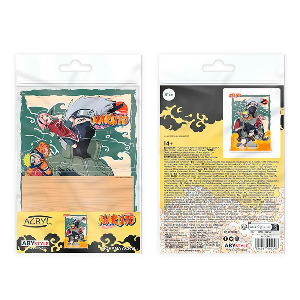 NARUTO - DIORAMA ACRÍLICO "EQUIPO 7" - Imagen 2