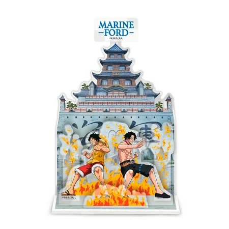 ONE PIECE - DIORAMA ACRÍLICO "MARINEFORD"