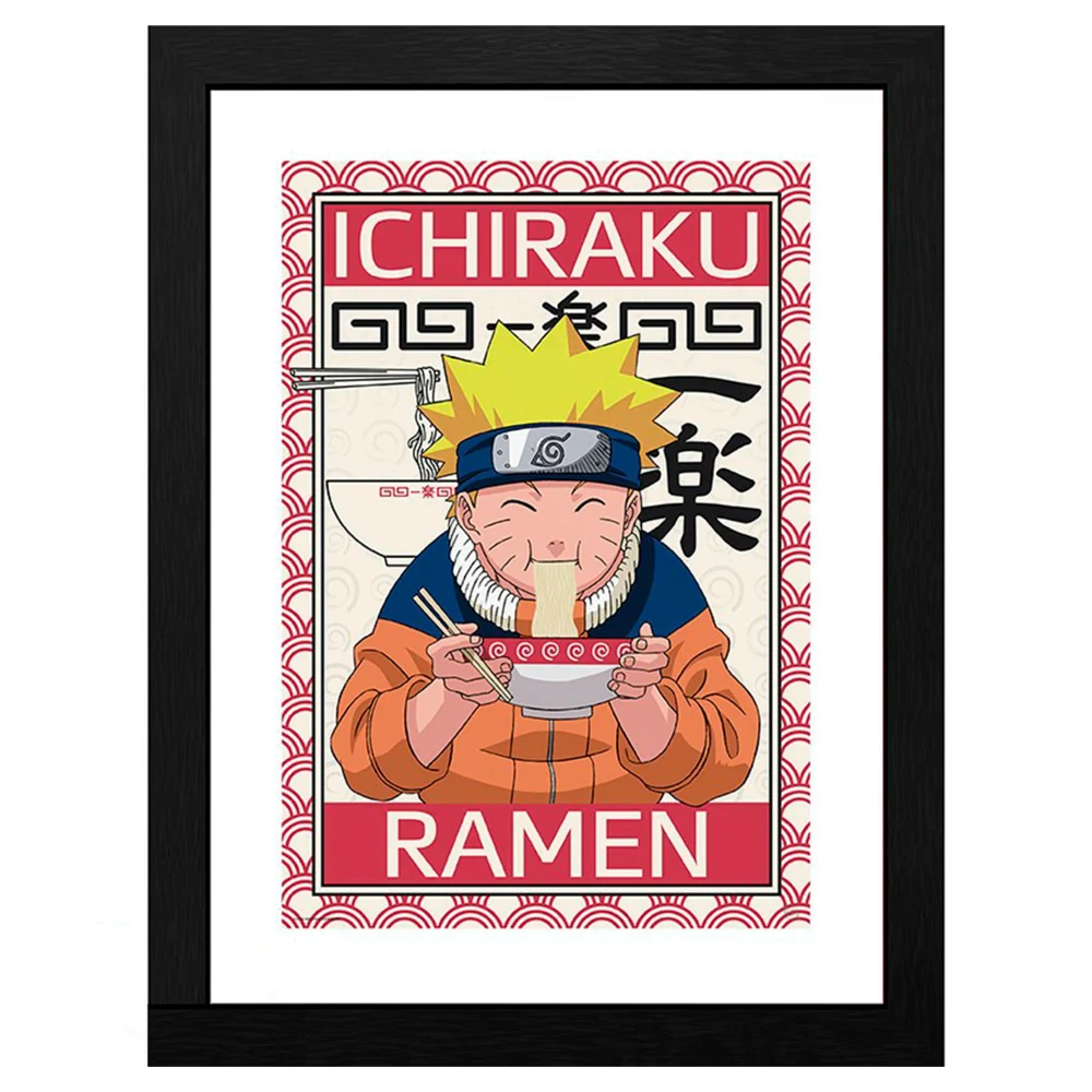 NARUTO - LÁMINA ENMARCADA "ICHIRAKU RAMEN"