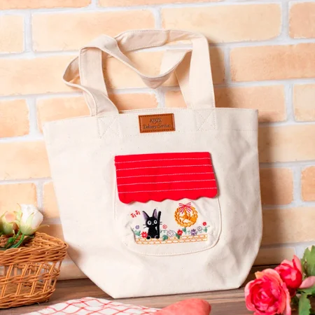 NICKY, LA APRENDIZ DE BRUJA - BOLSO CON ASAS "JIJI ENTRE FLORES"