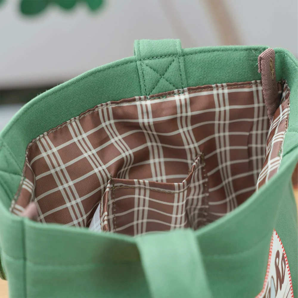MI VECINO TOTORO - BOLSO CON ASAS "TOTORO VERDE OTOÑO" - Imagen 3