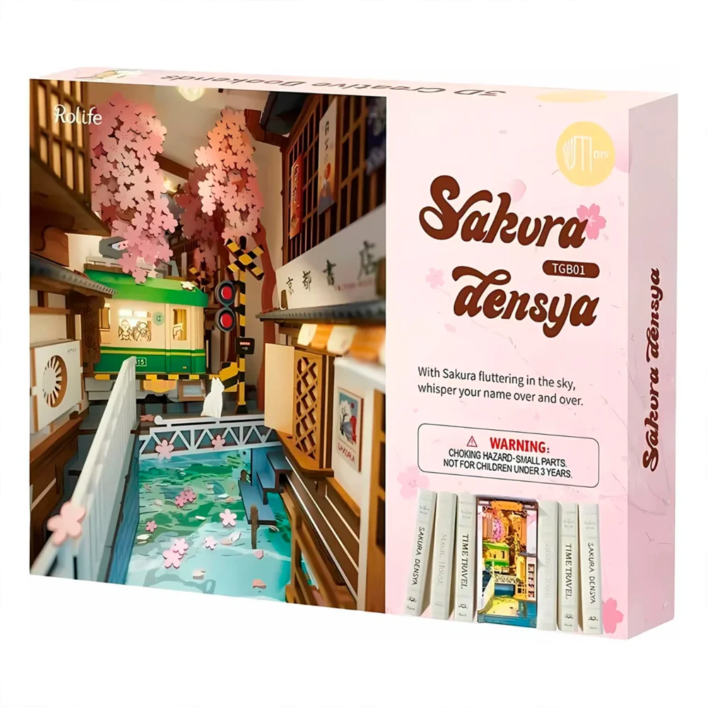MAQUETA SUJETALIBROS "SAKURA DENSHA" - Imagen 2