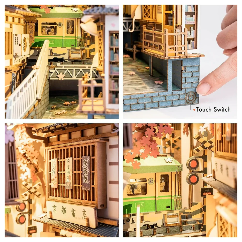 MAQUETA SUJETALIBROS "SAKURA DENSHA" - Imagen 3