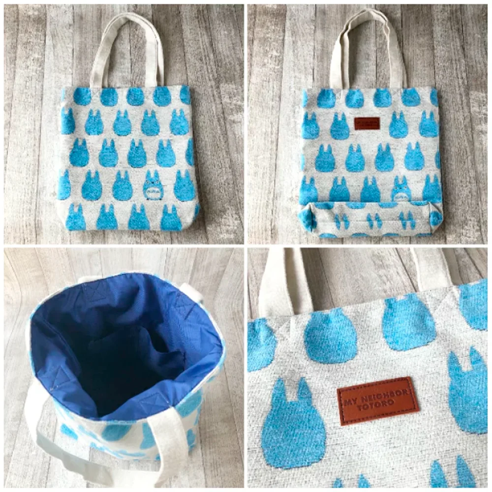 MI VECINO TOTORO - BOLSO CON ASAS "TOTORO AZUL" - Imagen 2