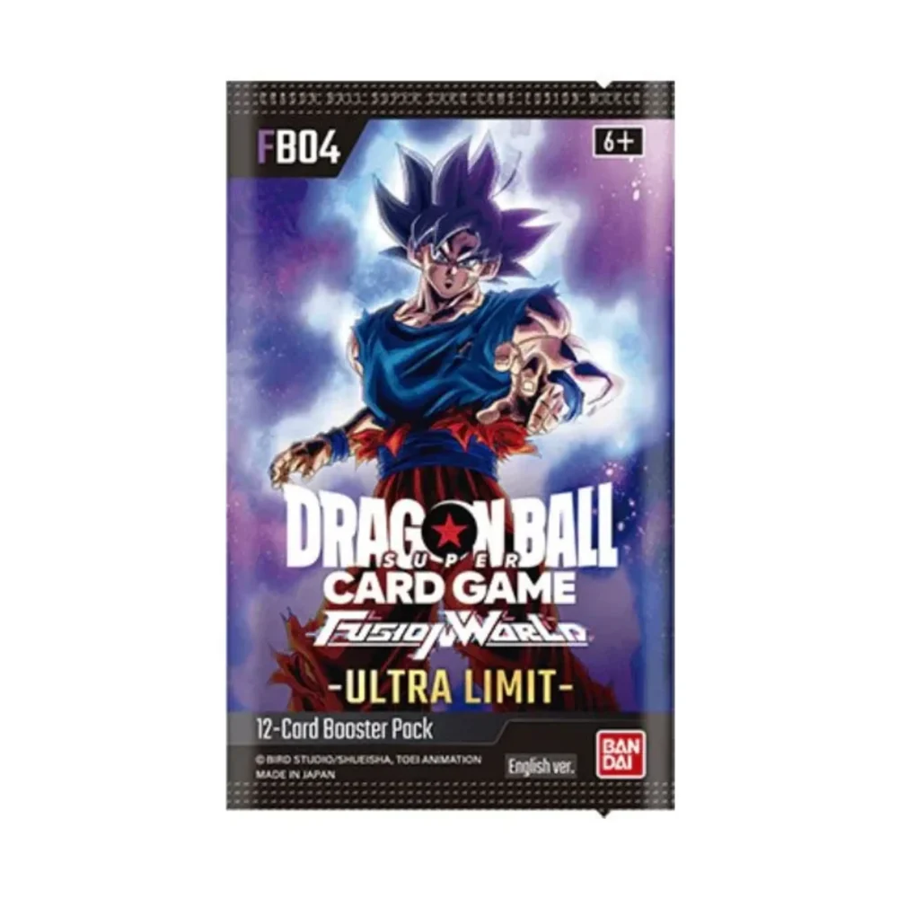 DRAGON BALL SUPER - TCG FB04 FUSION WORLD: ULTRA LIMIT (SOBRE EN INGLÉS)