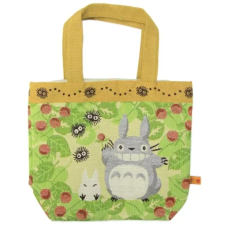 MI VECINO TOTORO - BOLSO CON ASAS "TOTORO EN BOSQUE DE FRESAS"
