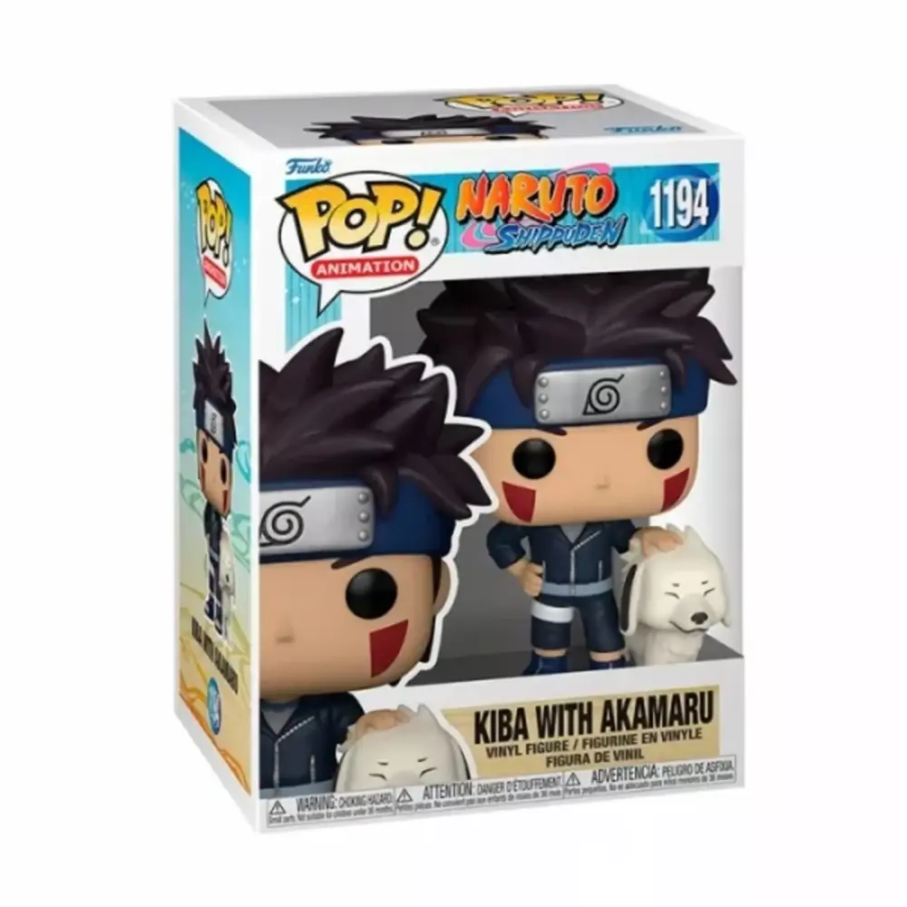 FUNKO POP! Nº 1194 - NARUTO - KIBA WITH AKAMARU
