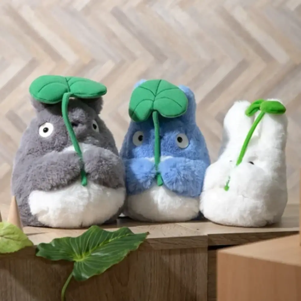 MI VECINO TOTORO - PELUCHE NAKAYOSHI TOTORO PEQUEÑO CON HOJA - Imagen 5