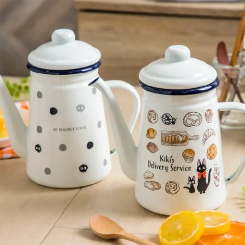 MI VECINO TOTORO - TETERA ESMALTADA "ESPÍRITUS DE HOLLÍN" - Imagen 4