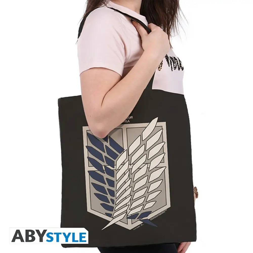 ATAQUE A LOS TITANES - TOTE BAG "ESCUDO DE EXPLORADOR" - Imagen 2