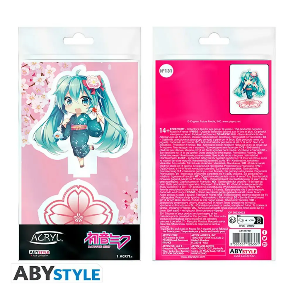 VOCALOID - FIGURA ACRÍLICA "SAKURA HATSUNE MIKU" - Imagen 2