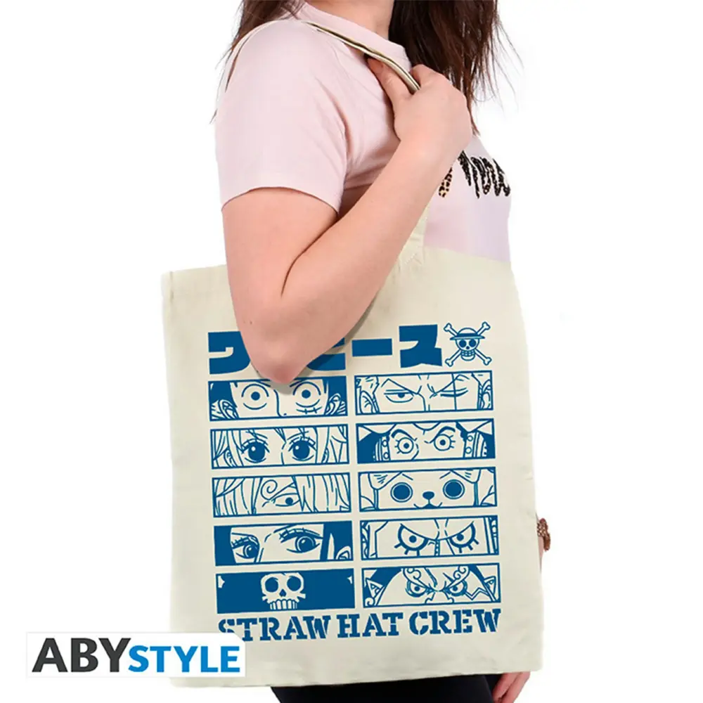 ONE PIECE - TOTE BAG "TRIPULACIÓN SOMBRERO DE PAJA" - Imagen 2