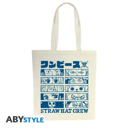 ONE PIECE - TOTE BAG "TRIPULACIÓN SOMBRERO DE PAJA"