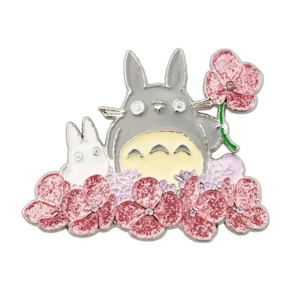 Broche de metal Totoro grande y pequeño - Mi Vecino Tororo