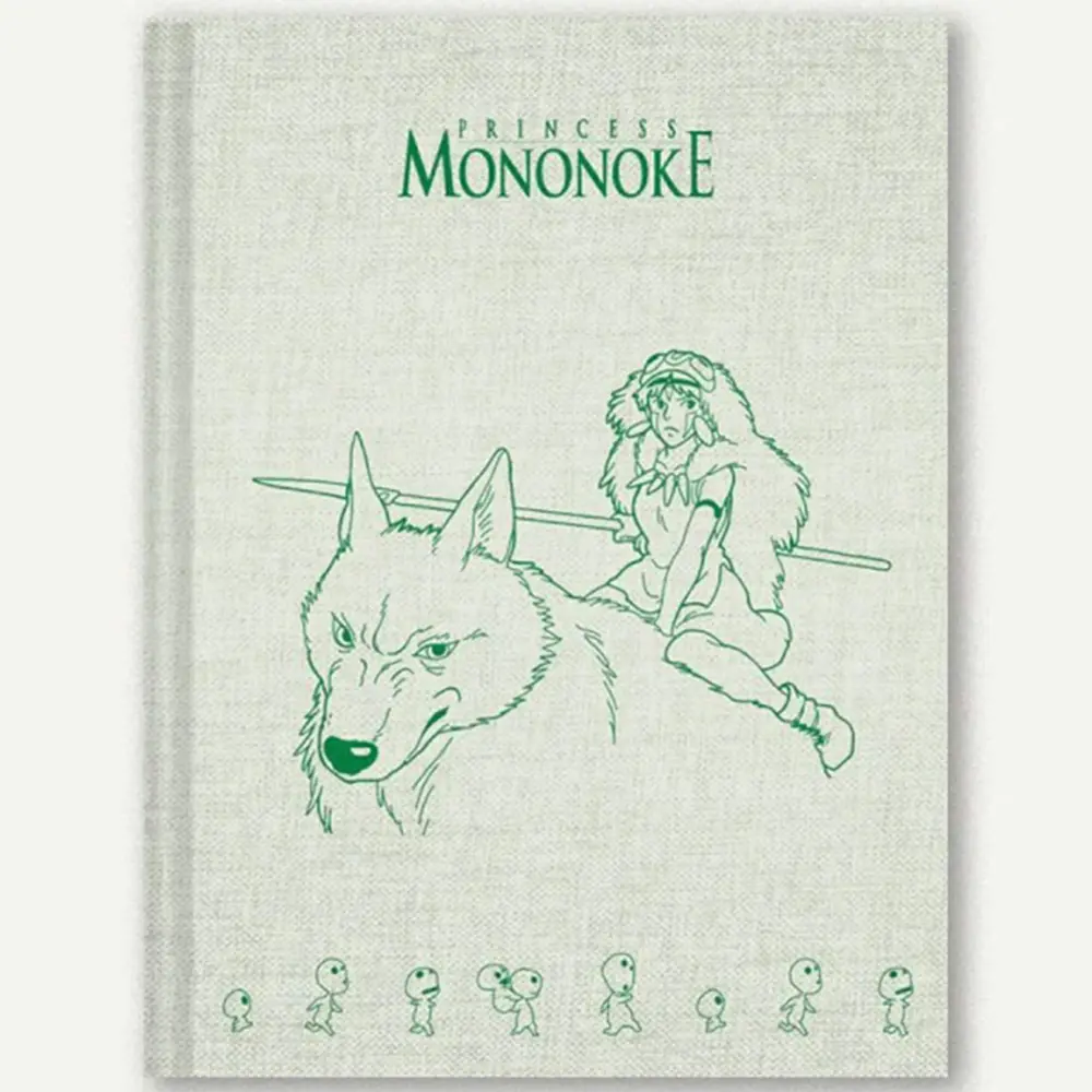 LA PRINCESA MONONOKE - LIBRETA CON TAPA DE TELA "SAN, MORO & KODAMAS"