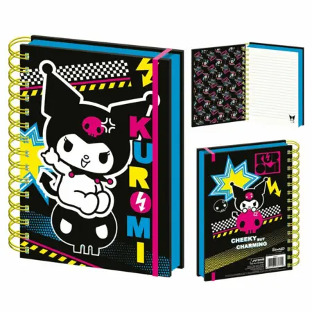 SANRIO - LIBRETA A5 "KUROMI PUNK VIBES"