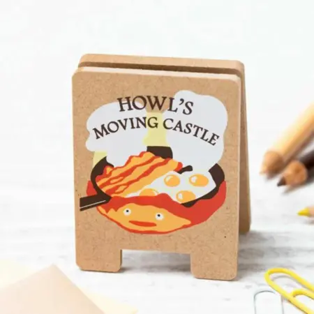 EL CASTILLO AMBULANTE - PINZA DE MADERA "CALCIFER & HOWL"