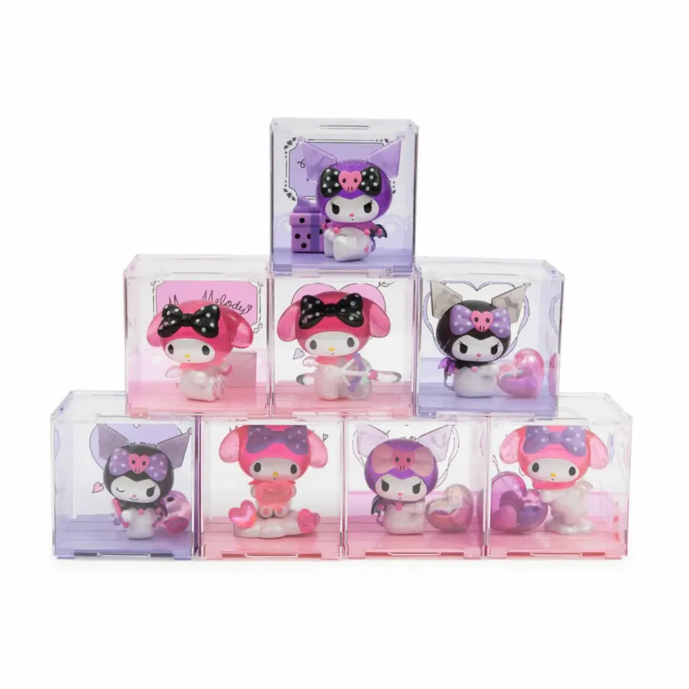 SANRIO - FIGURA SORPRESA KUROMI & MY MELODY "LOVE LETTERS"