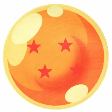DRAGON BALL - ALFOMBRA INTERIOR "BOLA 4 ESTRELLAS"