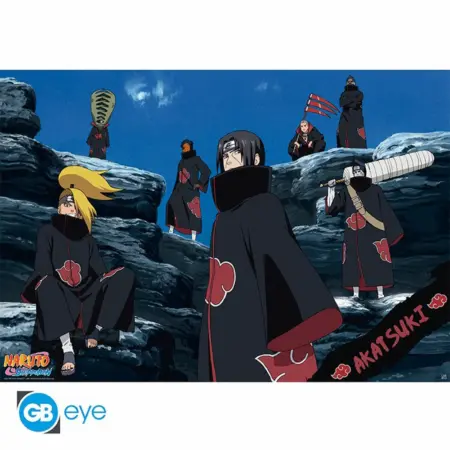 NARUTO SHIPPUDEN - POSTER "AKATSUKI"