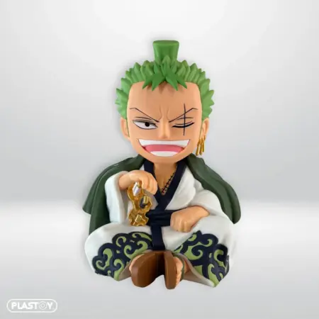 ONE PIECE - HUCHA PLASTOY "ZOROJURO"