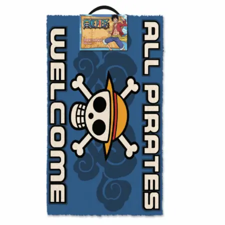 ONE PIECE - FELPUDO - "ALL PIRATES WELCOME"