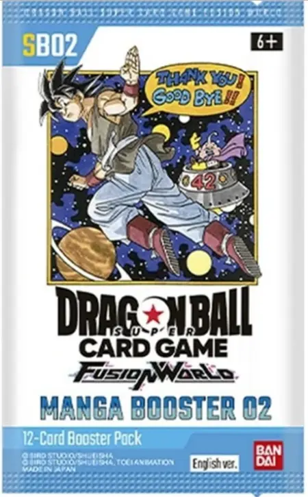 DRAGON BALL - TCG SB02 FUSION WORLD (SOBRE EN INGLÉS)