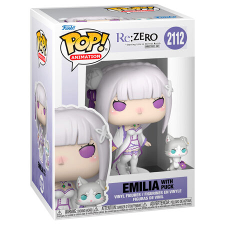 FUNKO POP! Nº 2112 - RE: ZERO STARTING LIFE IN ANOTHER WORLD - EMILIA WITH PUCK